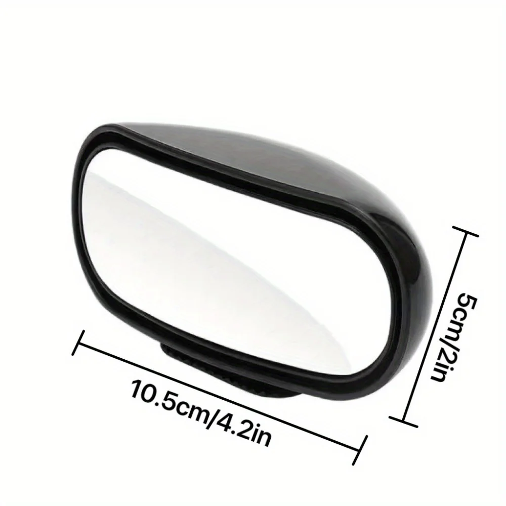 Car rearview mirror installation mirror,   blind spot mirror, large field of view, wide-angle mirror, adjustable angle