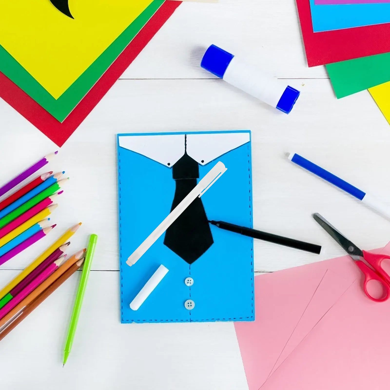 6 قطعة قلم الغراء التجفيف السريع تطبيق دقيق لا بقايا آمنة للأطفال Crafts بها بنفسك الحرف التجفيف السريع عصي غراء لوازم الفصول الدراسية