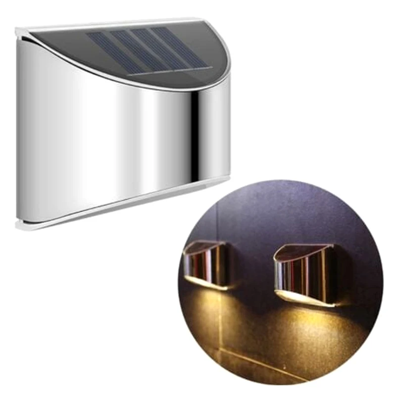 Solar Fence Light Solar Garden Light Outdoor Solar Wall Light Solar Deck Light Waterproof Decor