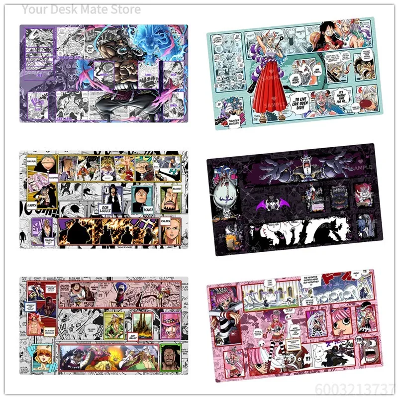 

Аниме One Piece OPCG: Специальные игровые аксессуары, DIY игровой коврик, серия комиксов, коллекция Нами, Пероны, Багги, подарочные игрушки