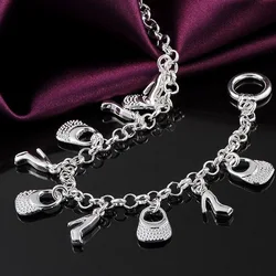 New Trendy Crystal Luxury Pearl Chain Bracelets for Women Tassel Arm Bracelet Pulseiras Feminina Gift Jewelry
