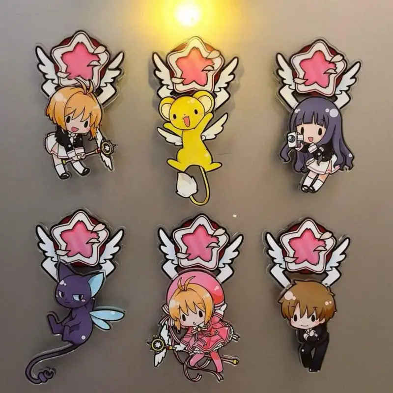 

Аниме-карта Captor Sakura ‌ KINOMOTO SAKURA LI SYAORAN CERBERUS SPINEL SUN косплей магнит на холодильник аксессуары украшения орнамен