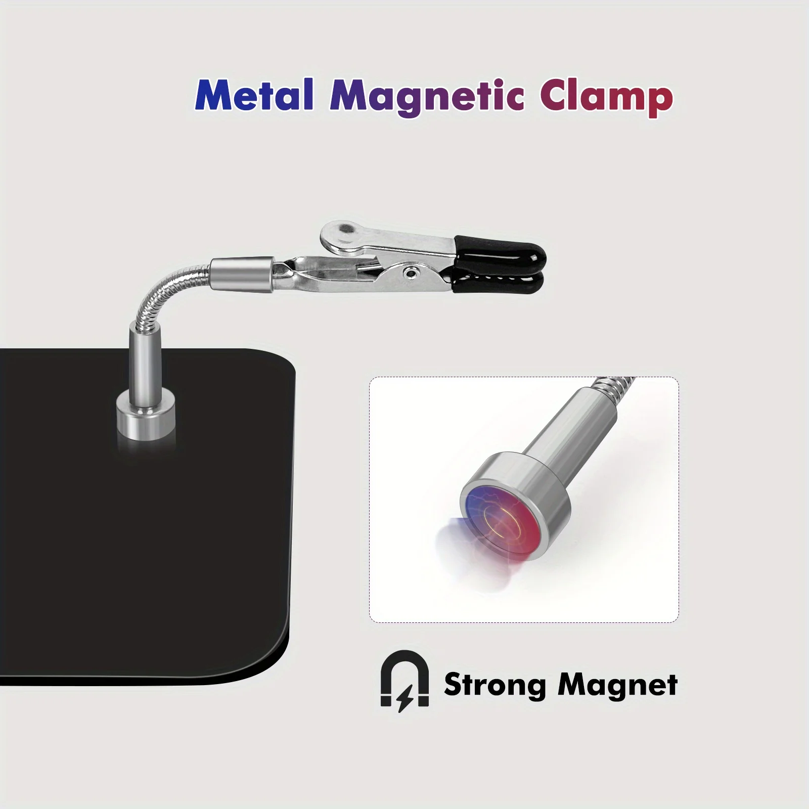 NEWACALOX Magnetic Mini Soldering Flexible Arm PCB Circuit Board Hoder Soldering Tool For Jewelry Making/Electronic Repair
