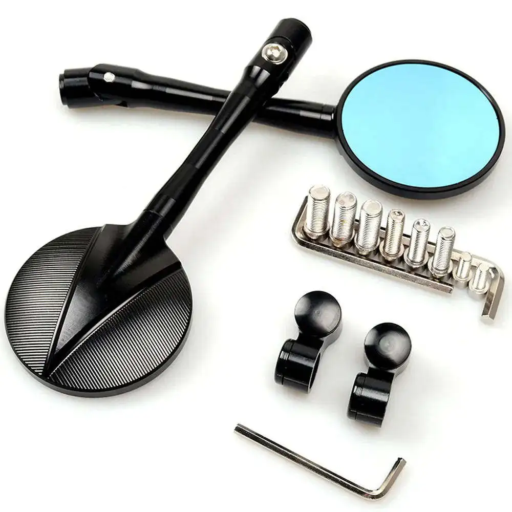 

Motorcycle Side Rear View Mirrors Motorbike Side Mirrors Rearview Mirror universal FZ8 For YAMAHA FZ6 N/S/R FZ1N FZ1