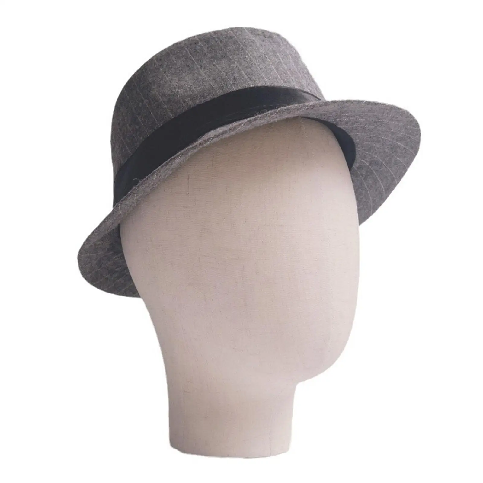 Modèle de tête de mannequin masculin, présentoir de chapeau, accessoires polyvalents, 10 po de haut, usage professionnel ou personnel pratique