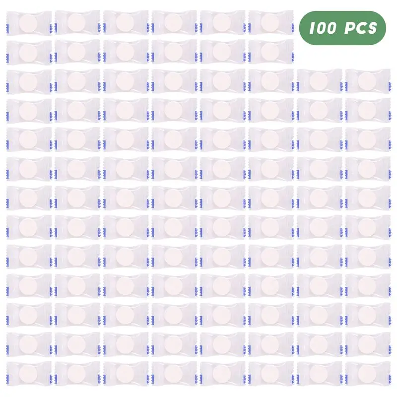 100Pcs Disposable Compressed Towels Tablet Capsules Washcloth Travel Camping Top-Rated