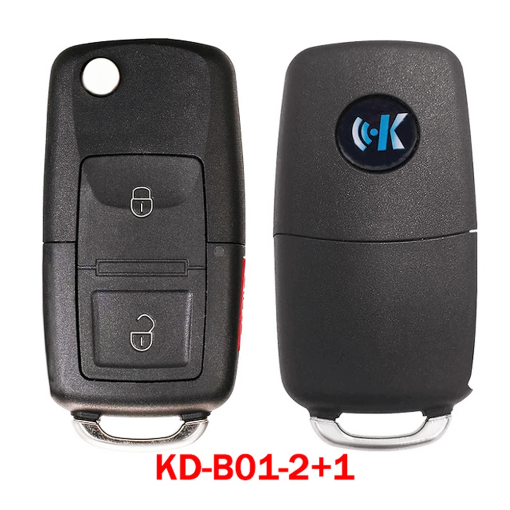 5 pcs KEYDIY KD B01-2 2+1 KD900 B Series Remote Control KD B01-2 2+1Car Key for VW KD-X2 Key Programmer KDMINI Machine Version