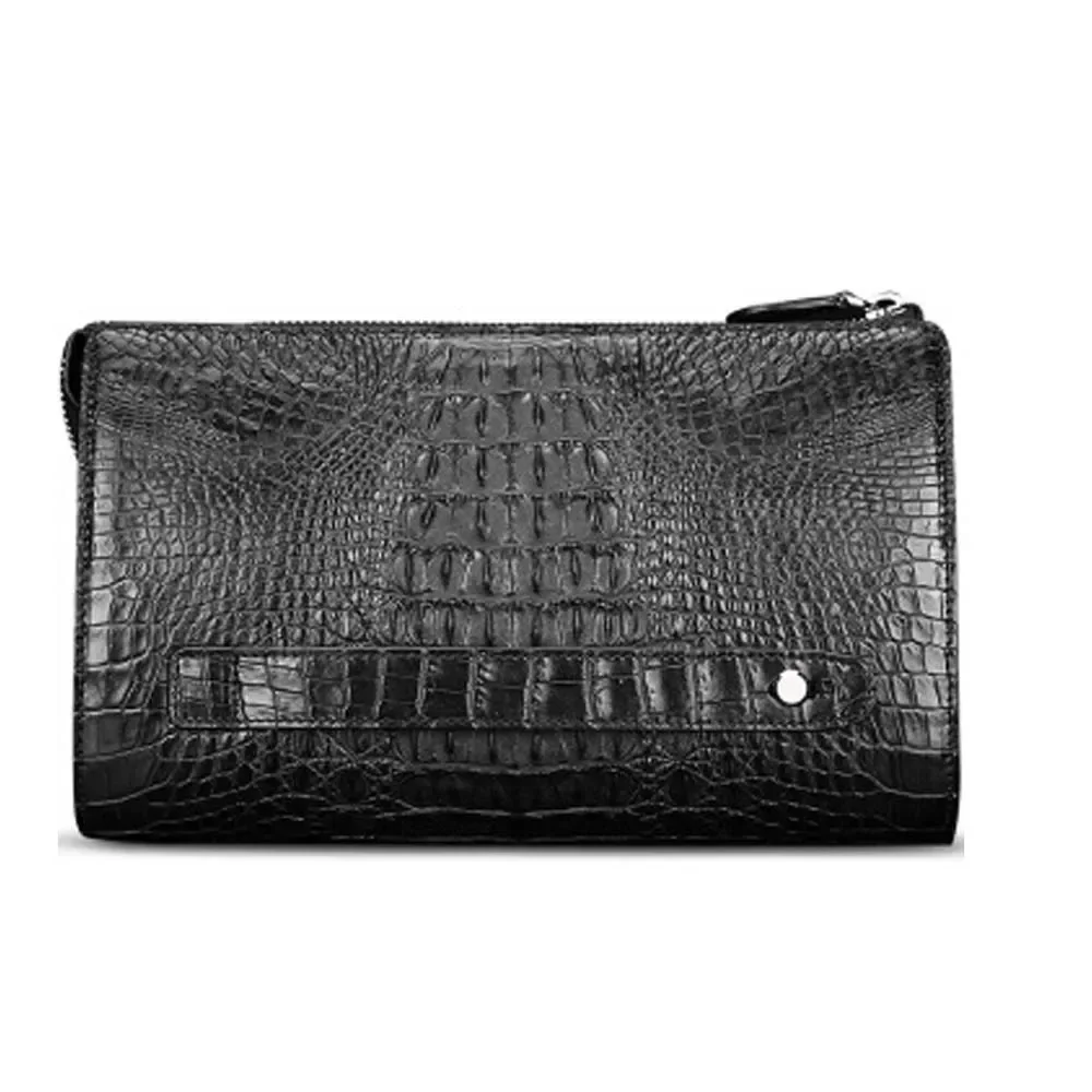 

menggeka large capacity business male clutch Male crocodile bag leisure Hand caught bag