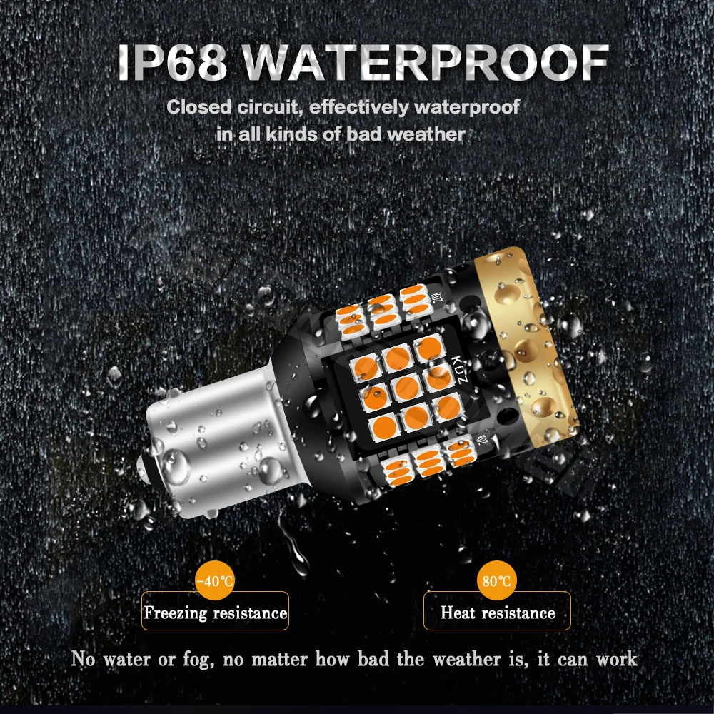 2pcs 1156 ba15s 1157 led TURN SIGNAL LAMP CANBUS LED LIGHT py21w led p21w/5w led turn Strobe bulbs 7440 t20 led reversing lights