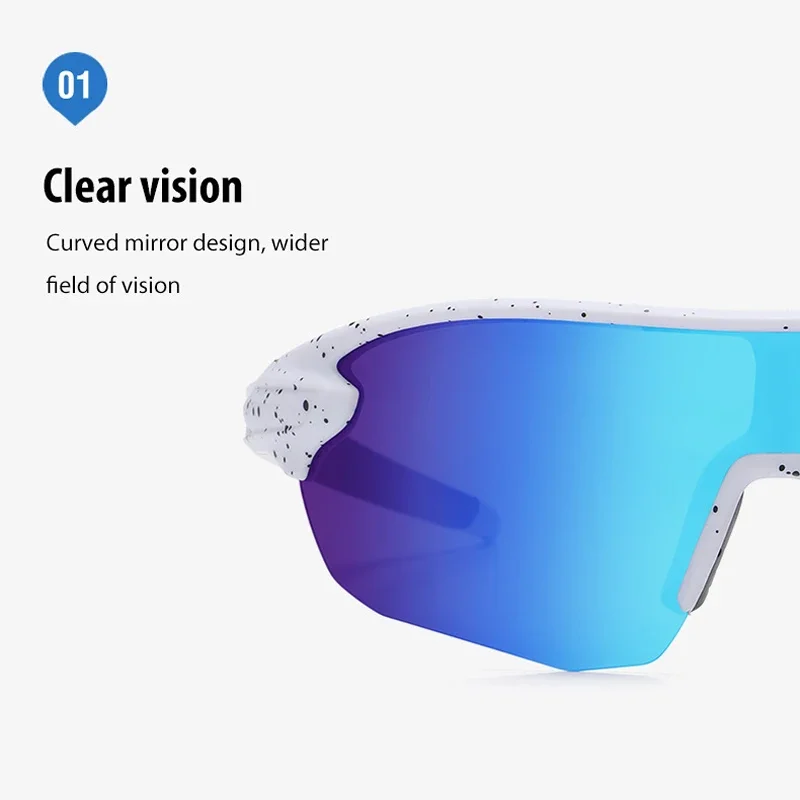 Men Women Cycling Glasses Polarized Sports Sunglasses for UV400 Protection Baseball Running MTB Golf Softball MTB Road Bike