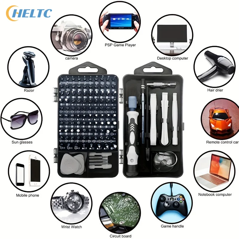 115-in-1 Mini Precision Screwdriver Set For Car Computer PC Mobile Phone And Device Repair Insulated Hand Home Tools