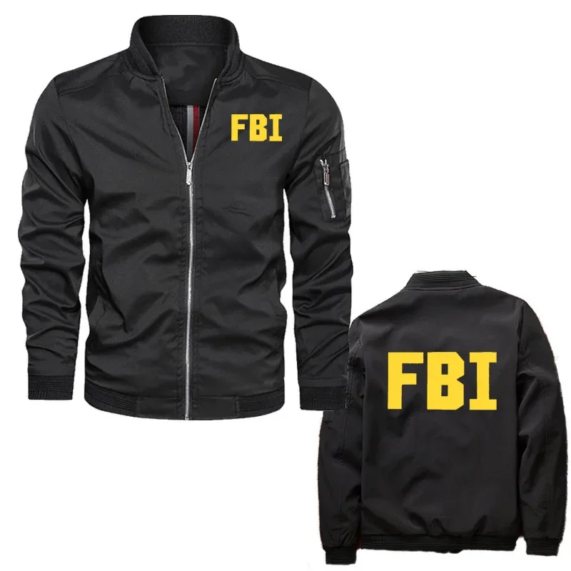 Fbi Heren Politie Jas Lente Herfst Heren Hiphop Heren Rits Jack Oversized Militair Tactisch Bomberjack