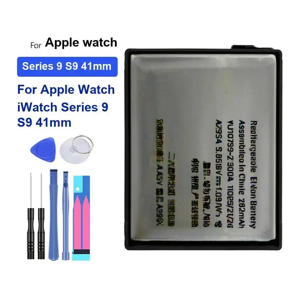 

Аккумулятор для часов большой емкости для Apple Iwatch Series 9 S9, 41 мм, замена премиум-класса