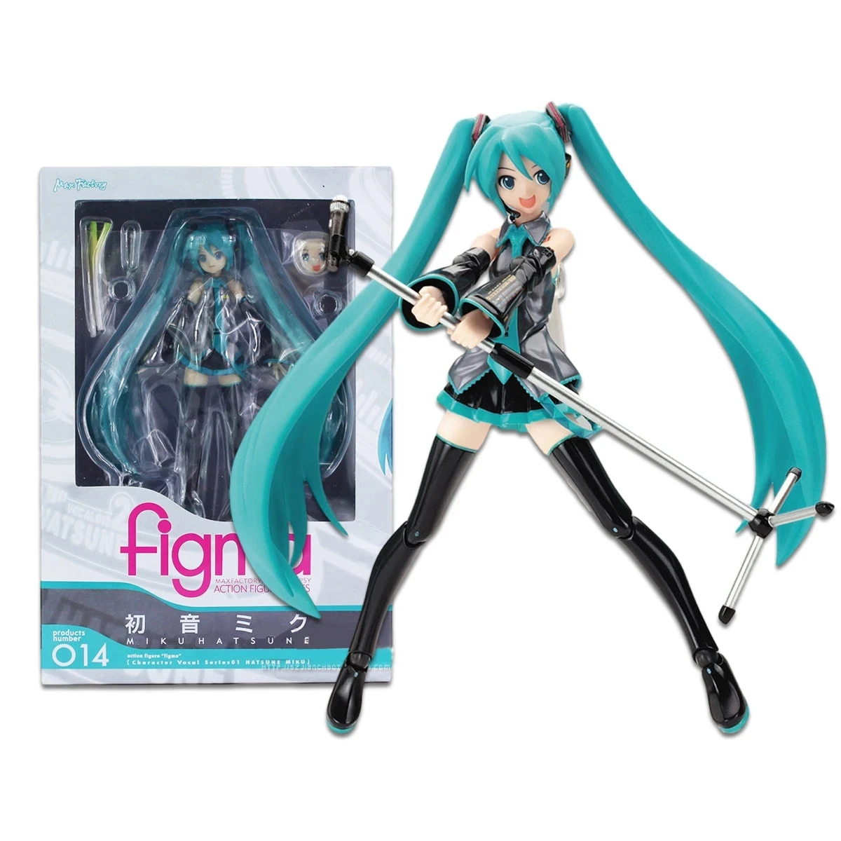 Anime 041 Hatsune Miku Action Figure Model Toys Ornaments Activities Singing Microphone Shake Onion Decoration Collection Gift