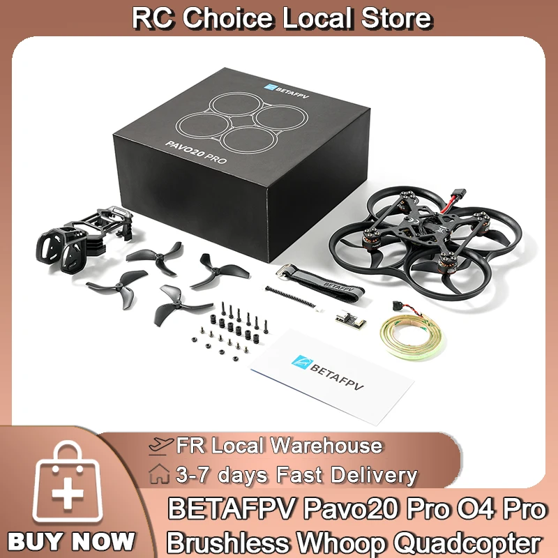 BETAFPV Pavo20 Pro (O4 Pro PNP) طائرة رباعية بدون فرش Whoop 2025 (بدون HD Digital VTX والكاميرا)