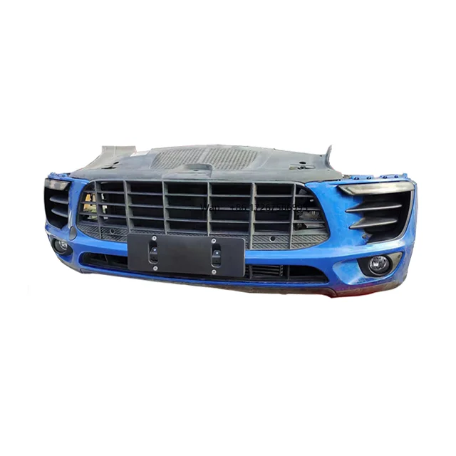 

For 2019-2020 Macan Front Bumper Grille Radiator Fan Parking Sensor PDC Wiring Headlight