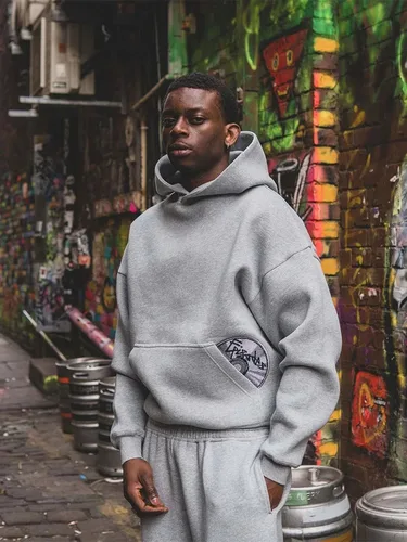 Imagen 2 del producto Ropa de calle informal Retro para hombre, traje deportivo Y2K Harajuku, Sudadera con capucha bordada, pantalones de chándal holgados de Hip-hop