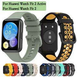 Pasek do zegarka Huawei Fit2 / Fit2 aktywny silikonowy pasek do zegarka zamiennik pojedynczy/dwukolorowy pasek na nadgarstek