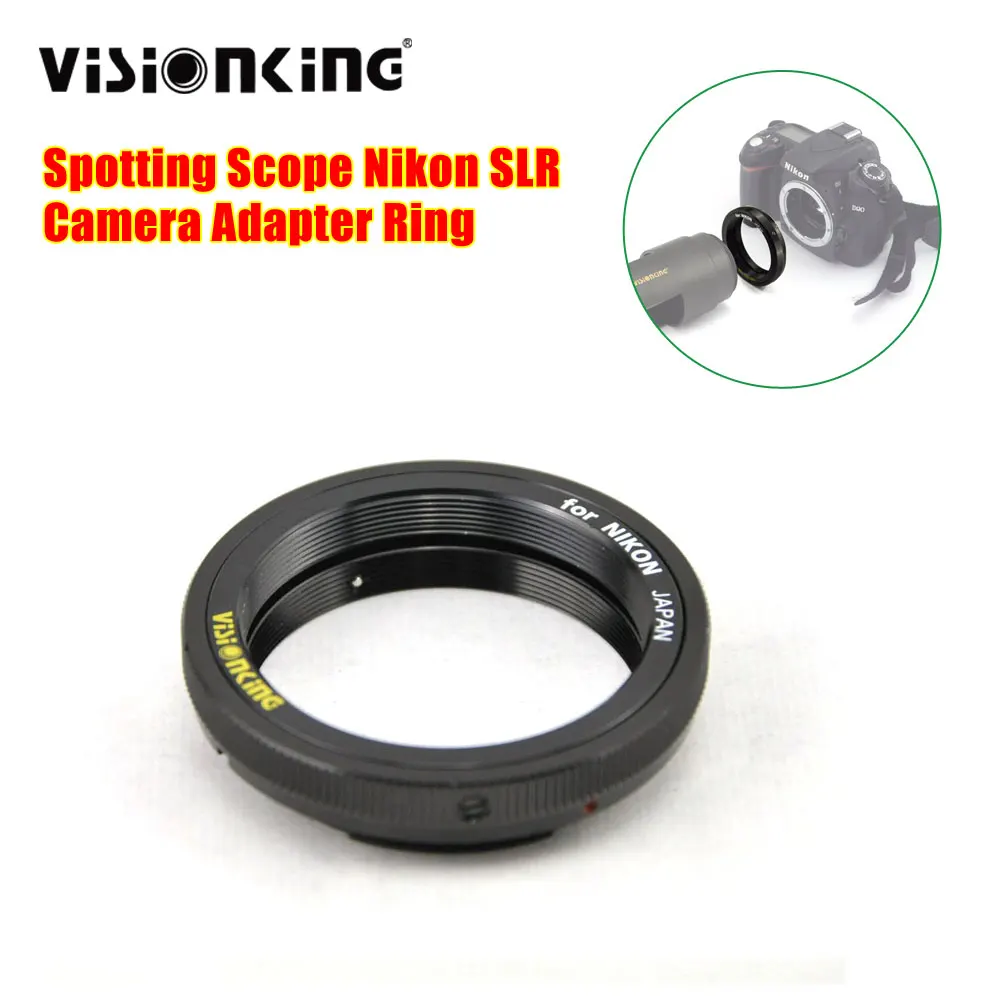 Visionking Aluminum Monocular Spotting Scope Adapter Ring For Nikon SLR Camera Adapter Ring Connected To Spotting Scopes