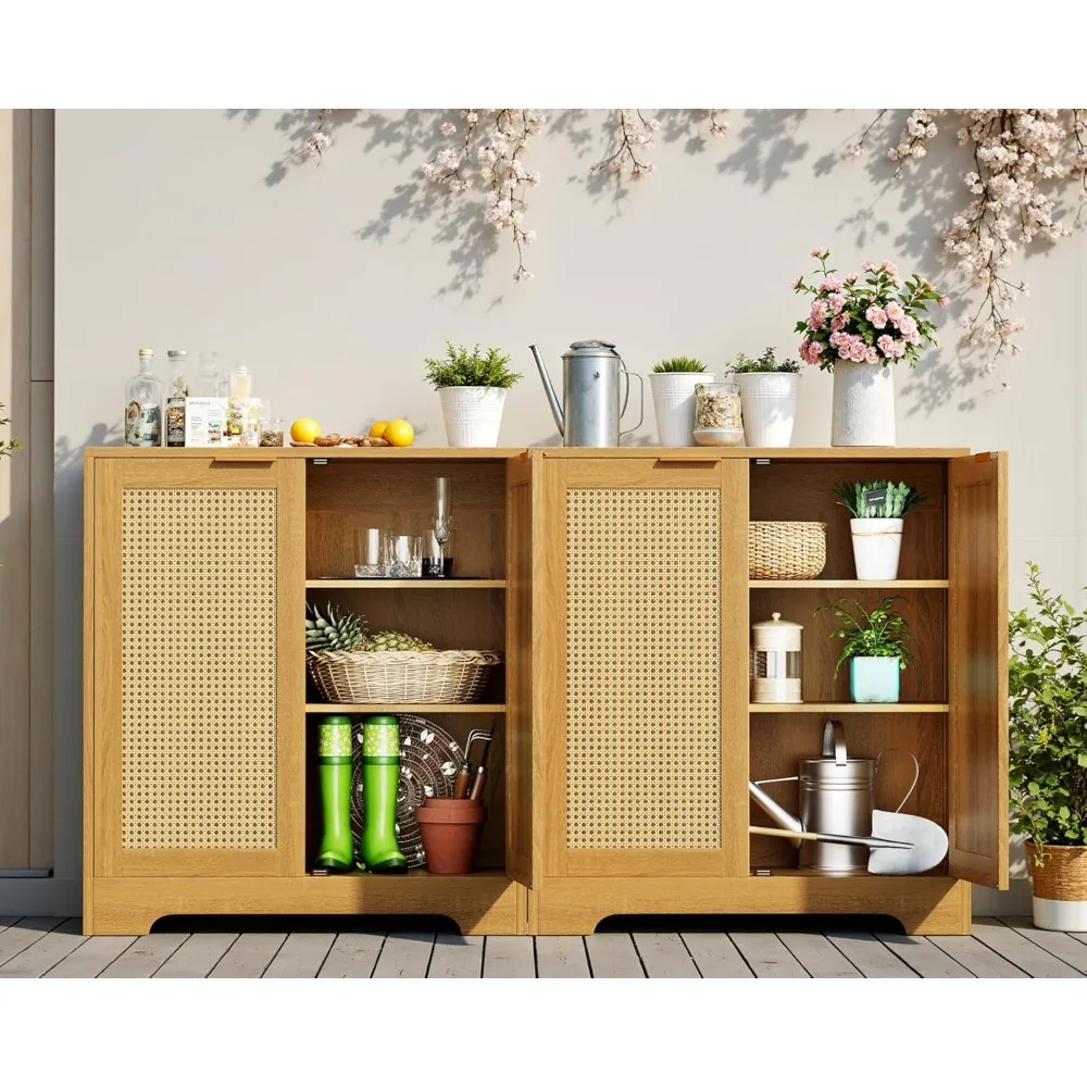 Armário de armazenamento ao ar livre, armário de rato de madeira com portas magnéticas, usado para armazenamento ao ar livre, armário de buffet, suporte de tv, mesa de bar