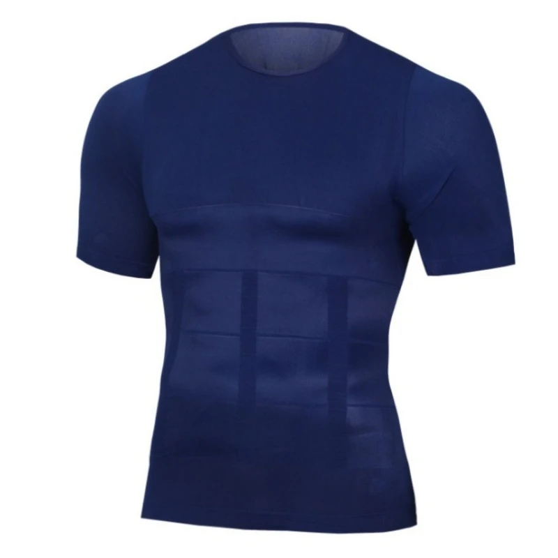 Men's Compression Shirts Tank Tops Undershirts Mens Slimming Body Shaper Vest Sleeveless Abdomen Slim Vest Fitness Workout