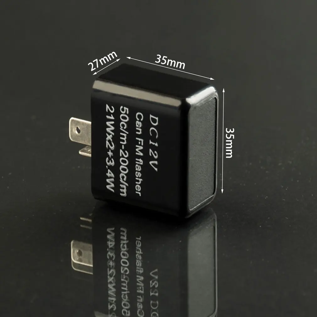 12v 2 pinos da motocicleta pisca pisca ajustável led pisca indicador de sinal volta hiper piscando luz durável