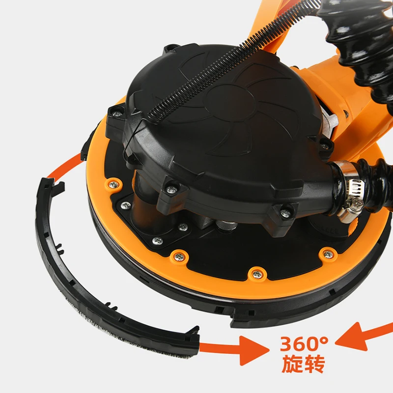 1280W 1680W 215MM Wall Sanding Machine long pole adjustable 1.2-3.2M Putty Polisher LED Light Adjustable Speeddjustable Speed