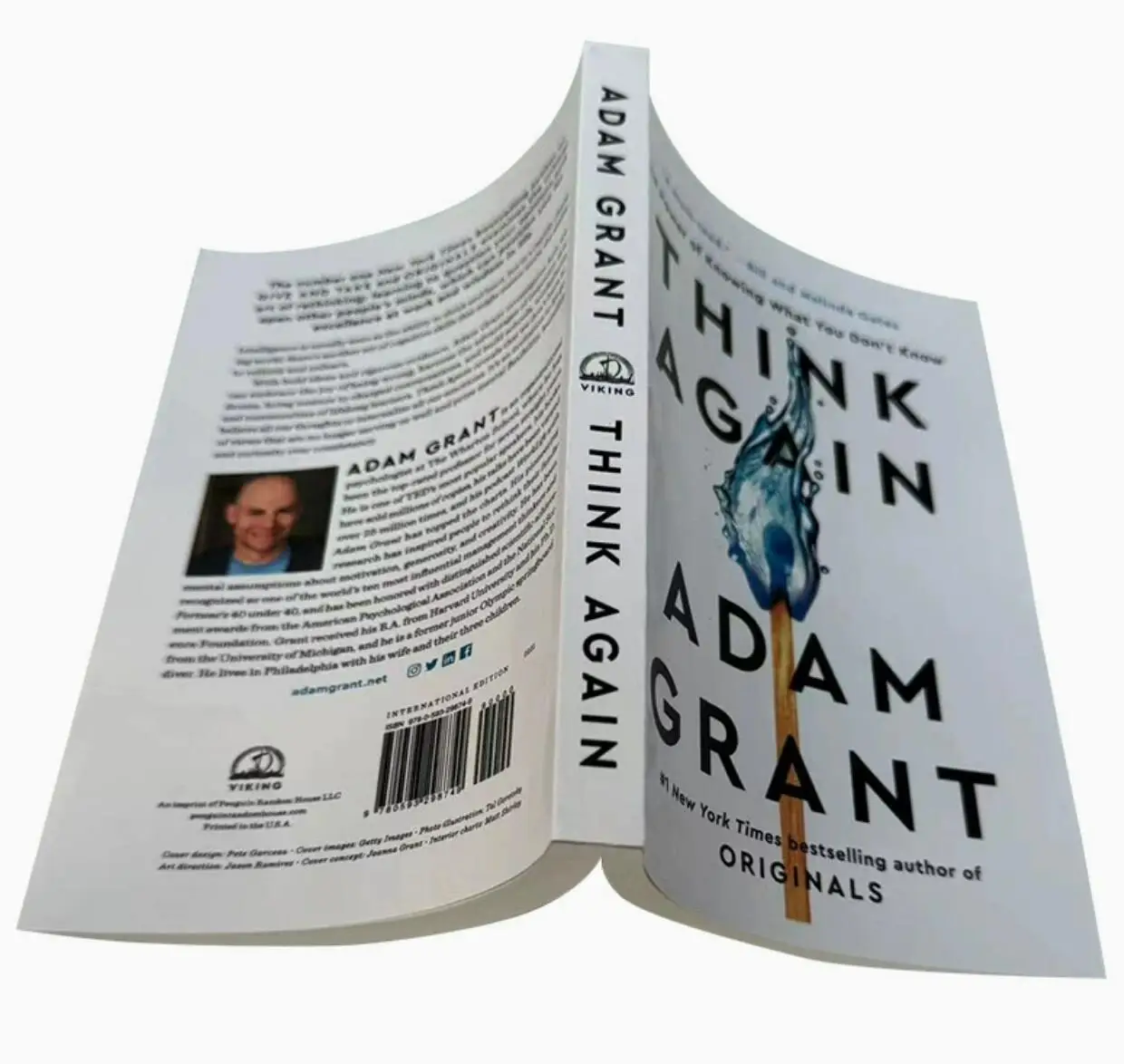 Piense de nuevo por Adam Grant El poder de conocer lo que no sabe # 1 libro más vendido en inglés