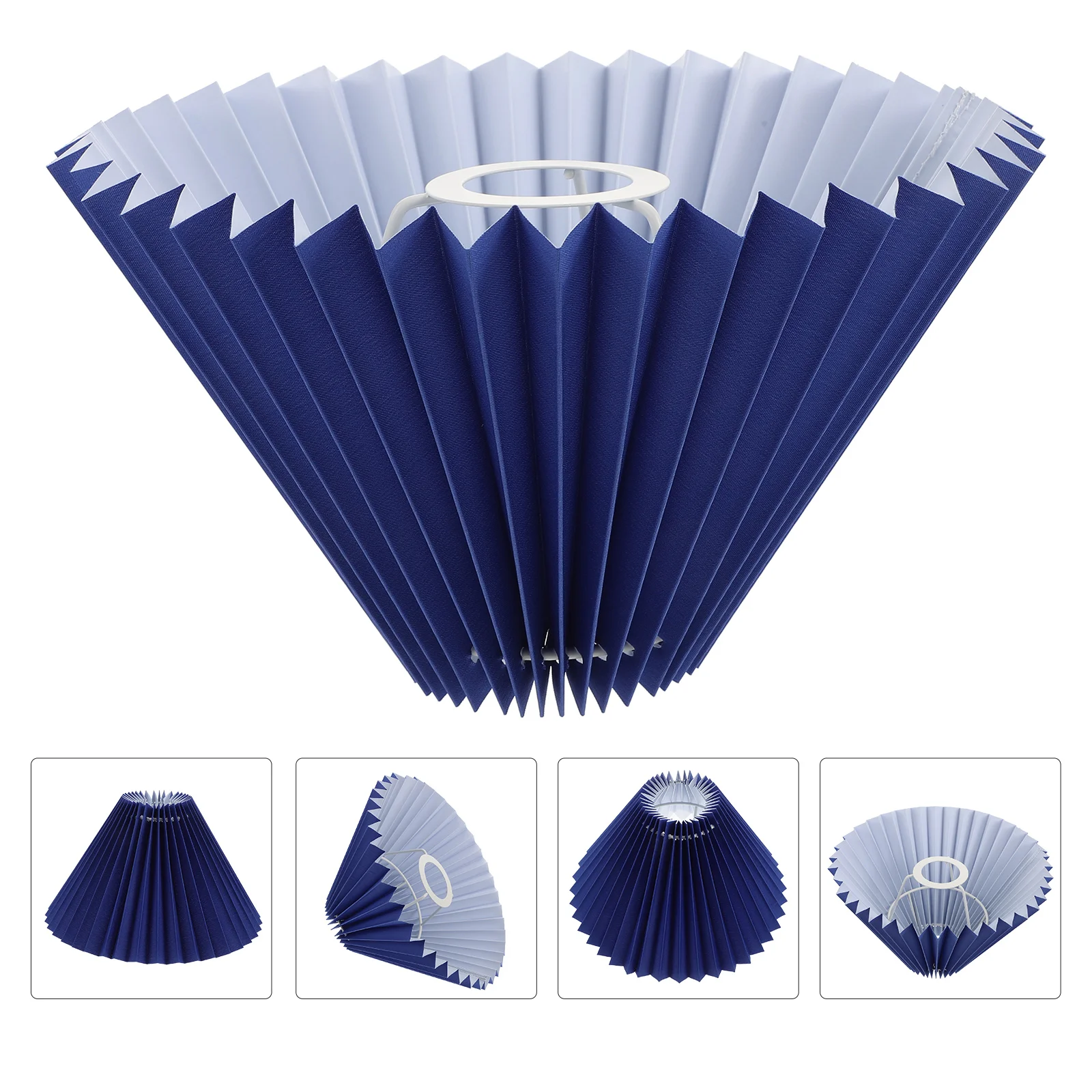 

Pleated Cloth Lampshade Stylish Wall Chandelier Shade Foldable Long-Lasting Chic Light Cover Home Decor Accessory Light Shade
