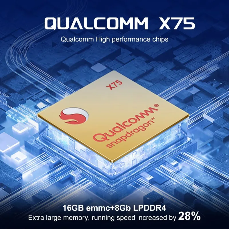 New Smart Home SDX75 5G WiFi 7 Router BE7200 Carrier Aggregation NFC Connection 256 Users VoIP Port TS9 Mesh 2.5Gbps LAN 5G CPE