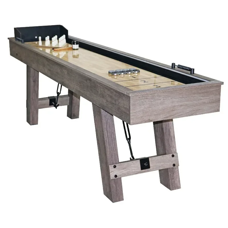 Table shuffleboard pot table, scorer with LED luminous light large shuffleboard table