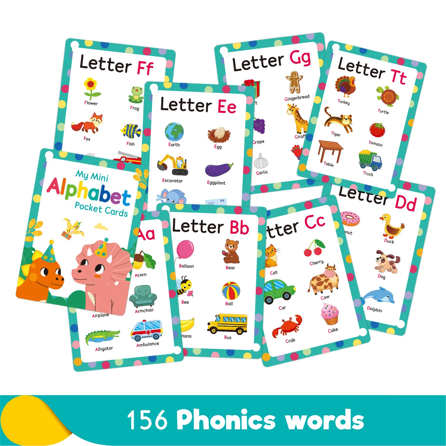 Schede flash ABC Phonics per b - Kids Education Words recensione e prezzo