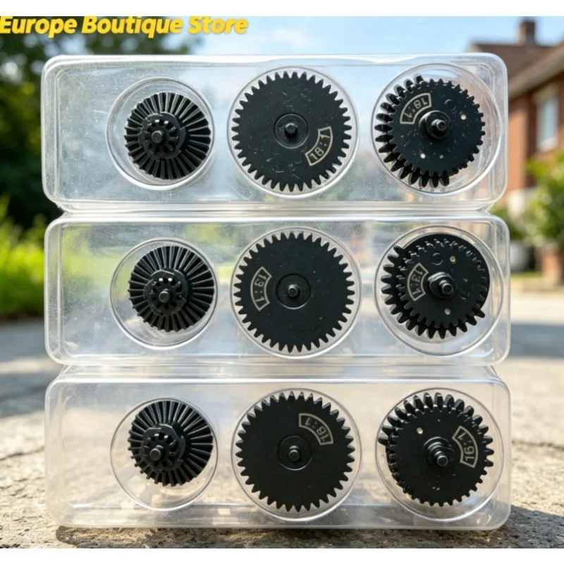 

Metal Steel Cut Gear Set, 13:1/16:1/18:1 Ratio Gear, Tactical Parts for Ver.2 Gen 8 Gen 9 Gen 10 Gearbox