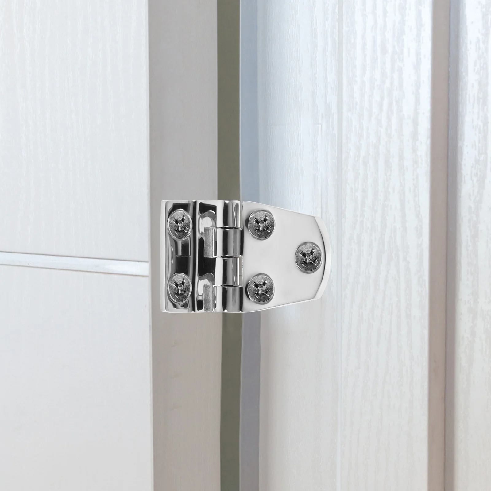 

2Pcs Thickened Heavy Duty Door Hinges Stainless Steel Smooth Operation Durable Home Hardware Door Hinges for Yacht