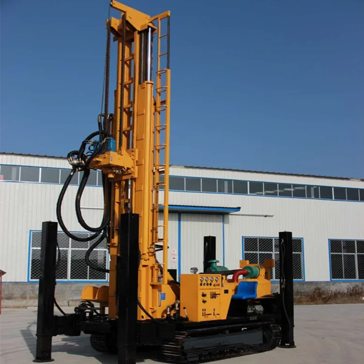 50m 100m 180m Meters Hydraulic Diesel Rock Portable Borehole Water Well Drilling Rigs Machines