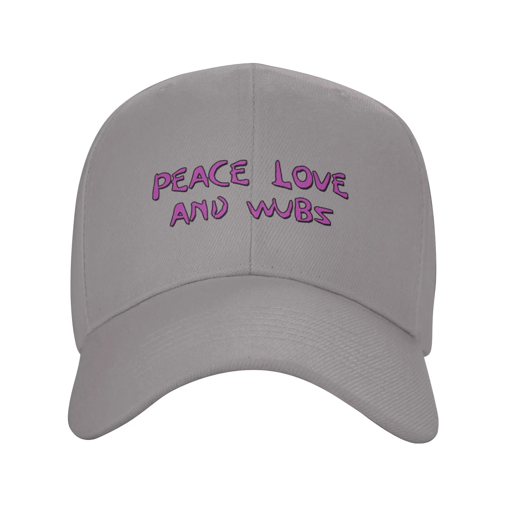 Hot Sale peace love and wubz Baseball Cap  Fashion Accessory Hat Women's  Driving Hat Women's