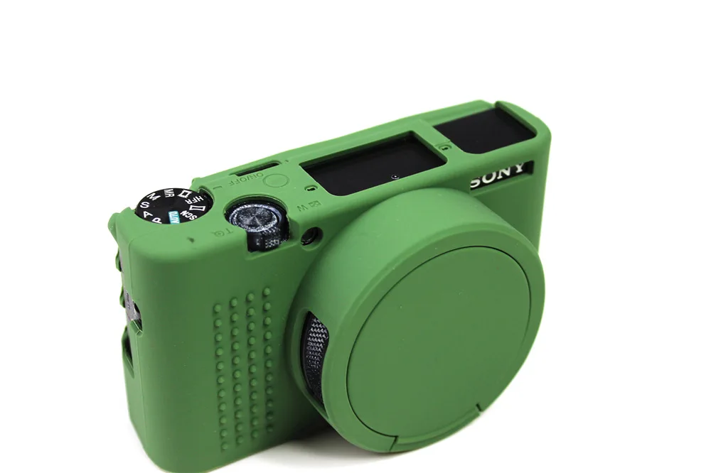 غطاء حماية من المطاط السيليكوني حقيبة حماية للكاميرا بدون مرآة لسوني سايبر شوت RX100 VII RX100VII RX100 Mark VII RX100M7