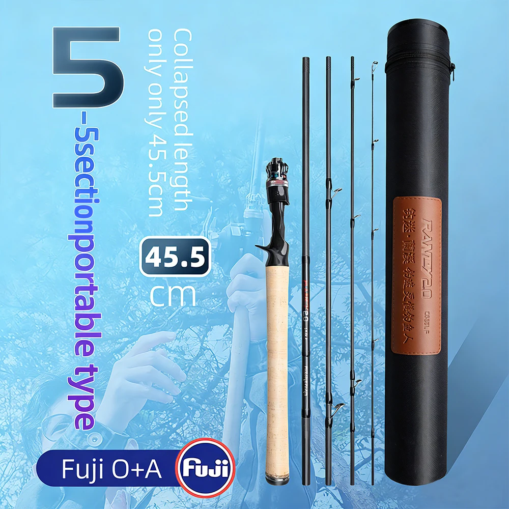 

Удочка FISHINGFANS RANCY 2.0 L ML M с пробковой рукояткой, кольцами FUJI O Alconite, тест 7-35 г, карбоновая, для путешествий, портативная, с тубусом