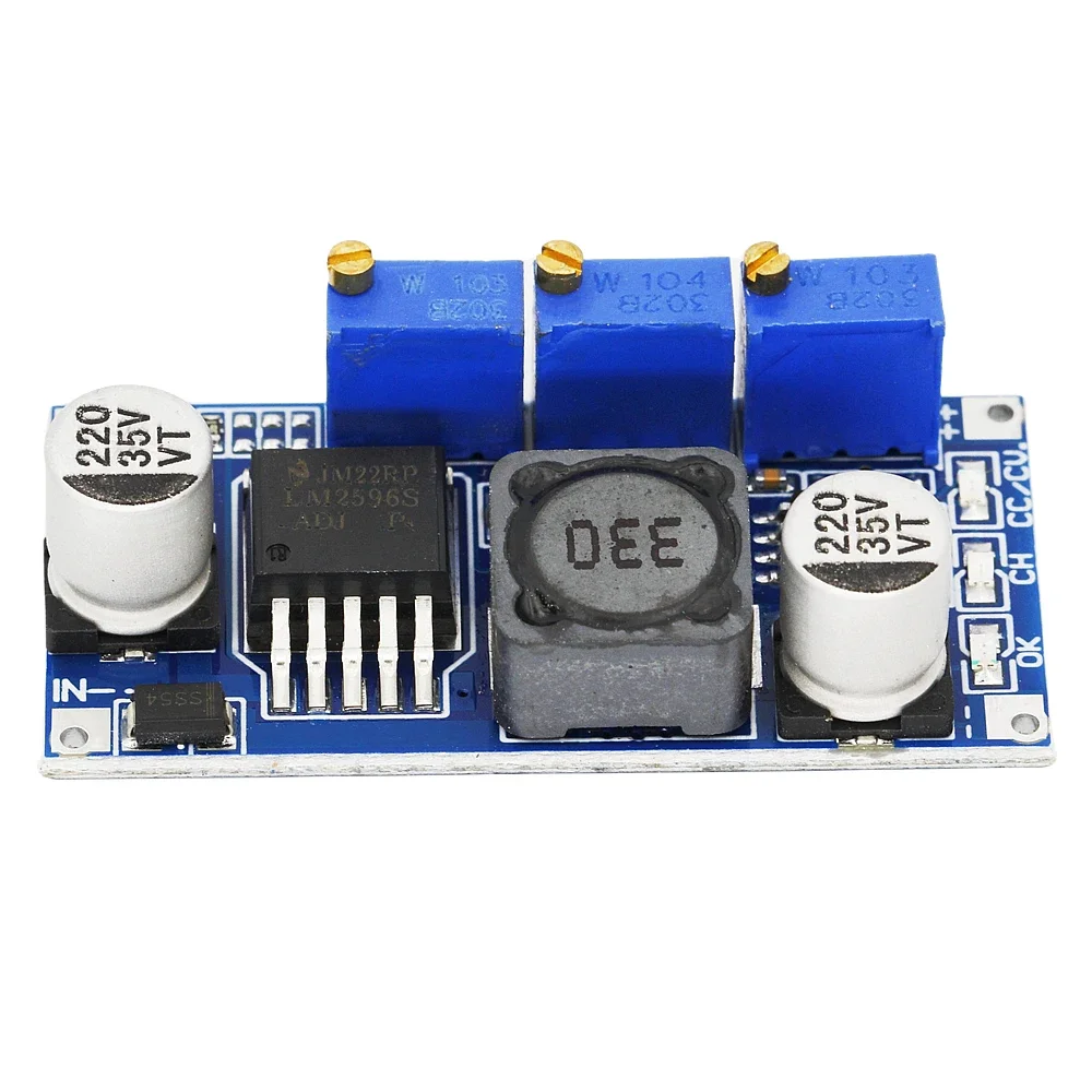 LM2596 LED Driver DC-DC Step-down CC/CV Power Supply Module Battery Charger Adjustable LM2596S Constant Current Constant Voltage