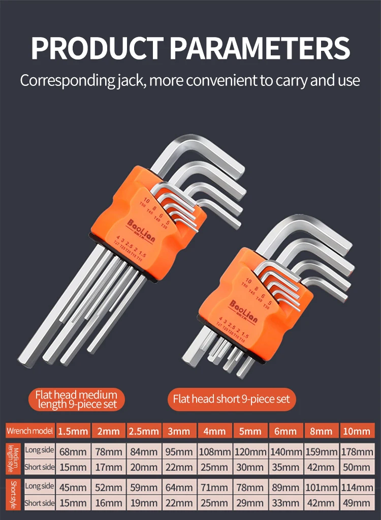9-teiliges Torx-Sternschlüssel-Set, Inbusschlüssel, Sechskantschlüssel, Schlüsselsatz, Pflaumenblüte, Dual-End, L-Typ, Sternschraubendreher, Handreparaturwerkzeug – Detail 8