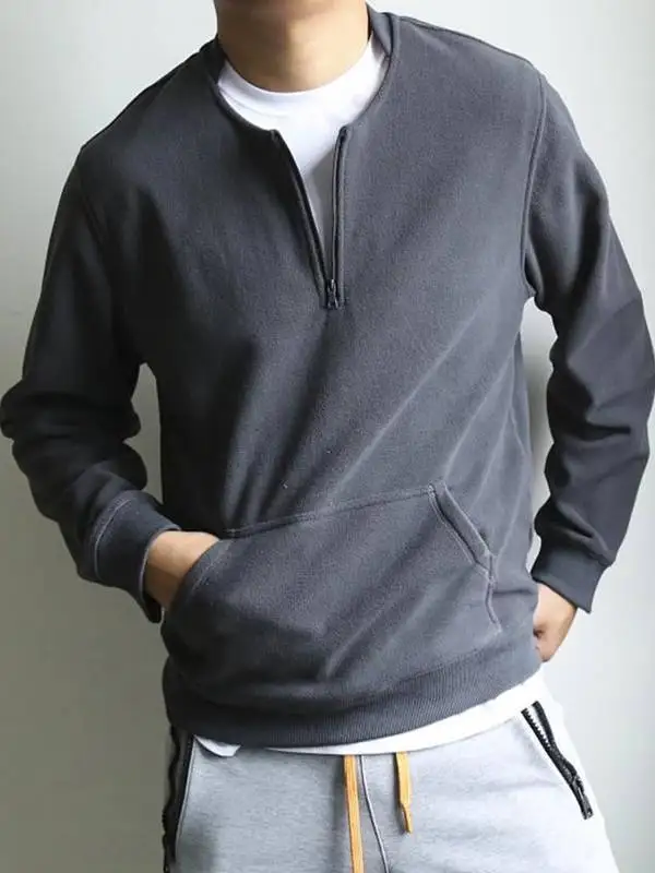 

Утепленная толстовка оверсайз с молнией, на флисовой подкладке, двусторонняя, теплая, ветрозащитная, водоотталкивающая, с длинными рукавами, круглым вырезом, из полиуретана.