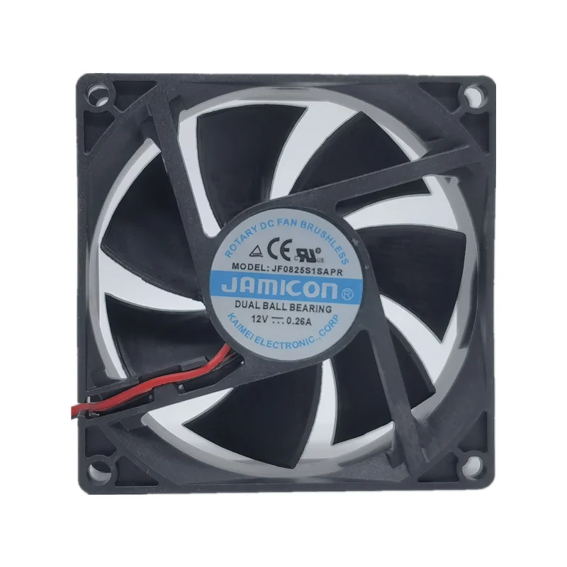 New JF0825S1SAPR 12V 0.26A 8025 8cm UPS mute jamicon cooling fan