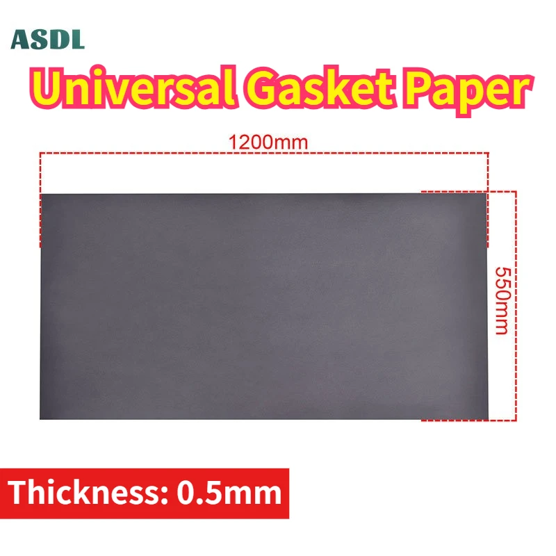 

550x1200mm Universal Motorcycle Engine Seal Without Oil Leakage Pad Gasket Paper DIY 55x120 for BMW Honda Kawasaki Yamaha Suzuki