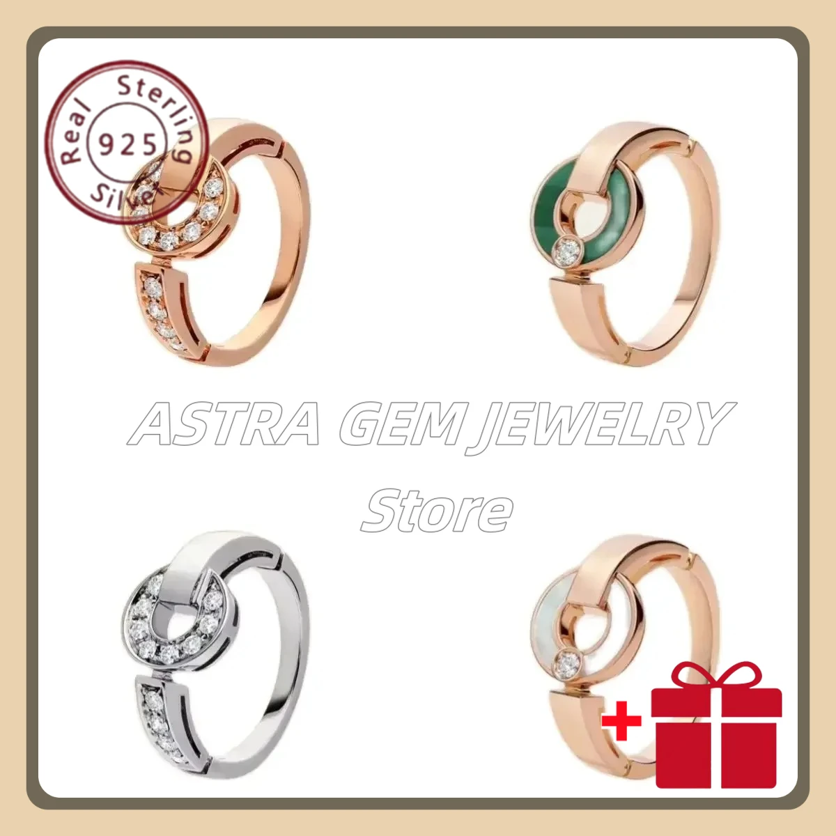 

The classic and fashionable 925 silver round diamond-encrusted hollowed-out ring is a multi-functional jewelry for daily parties