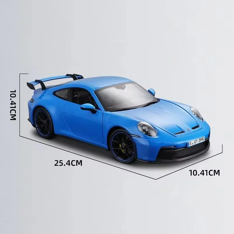 Maisto 1:18 2022 Porsche 911 Gt3 Sports Car Miniature Diecast Model Porsche Alloy Luxury Vehicle Toys Collection Christmas Gift