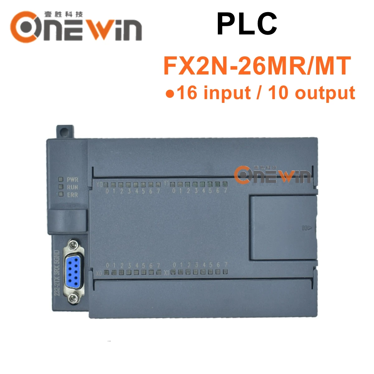 FX2N-26MR FX2N-26MT PLC Industrial Control Board 16 input 10 output RS232 RS485 MODBUS RTU Support Expansion Module