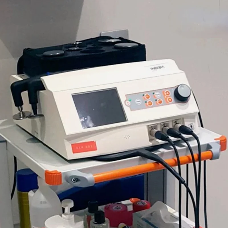 휴대용 NDIBA 딥 케어 투열요법 바디 슬리밍 기계 448KHZ RF RET CE Tecar 치료 통증 완화 피부 강화 INDIBA Dee