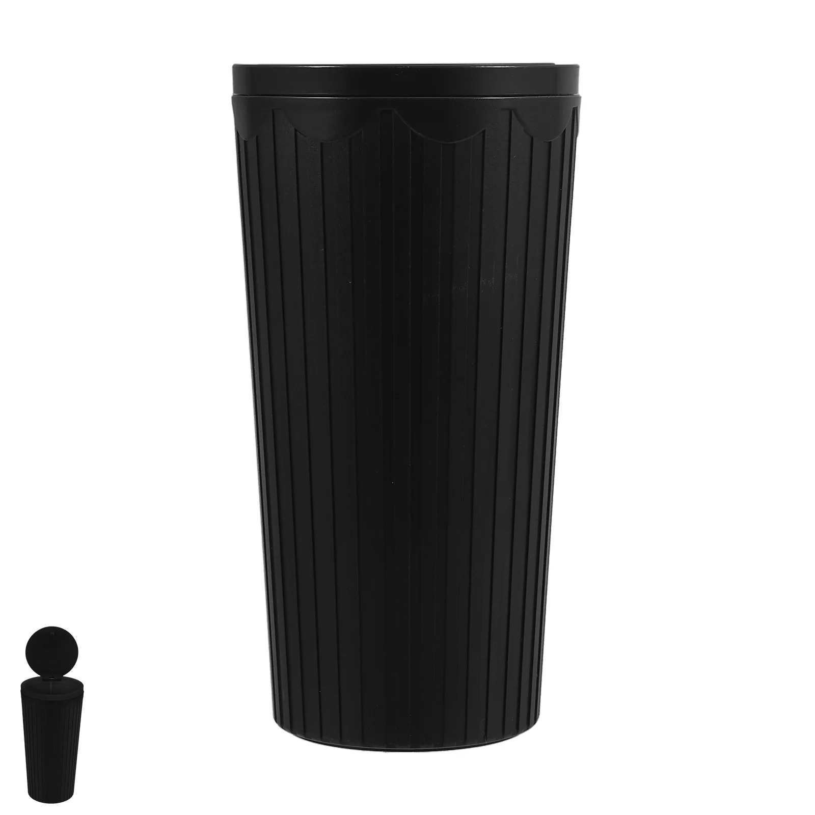 

Trash Cup Holder Multifunctional Bin Waterproof Dry Wet Separator Garbage Can for Car Accessories Storage Container Mini Trash