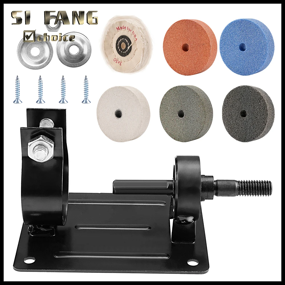 

Hand Electric Drill To Grinder Machine Sander Conversion Head Kit Grindstone Polishing Grinding Wheel Knife Hrinder Stand Holder