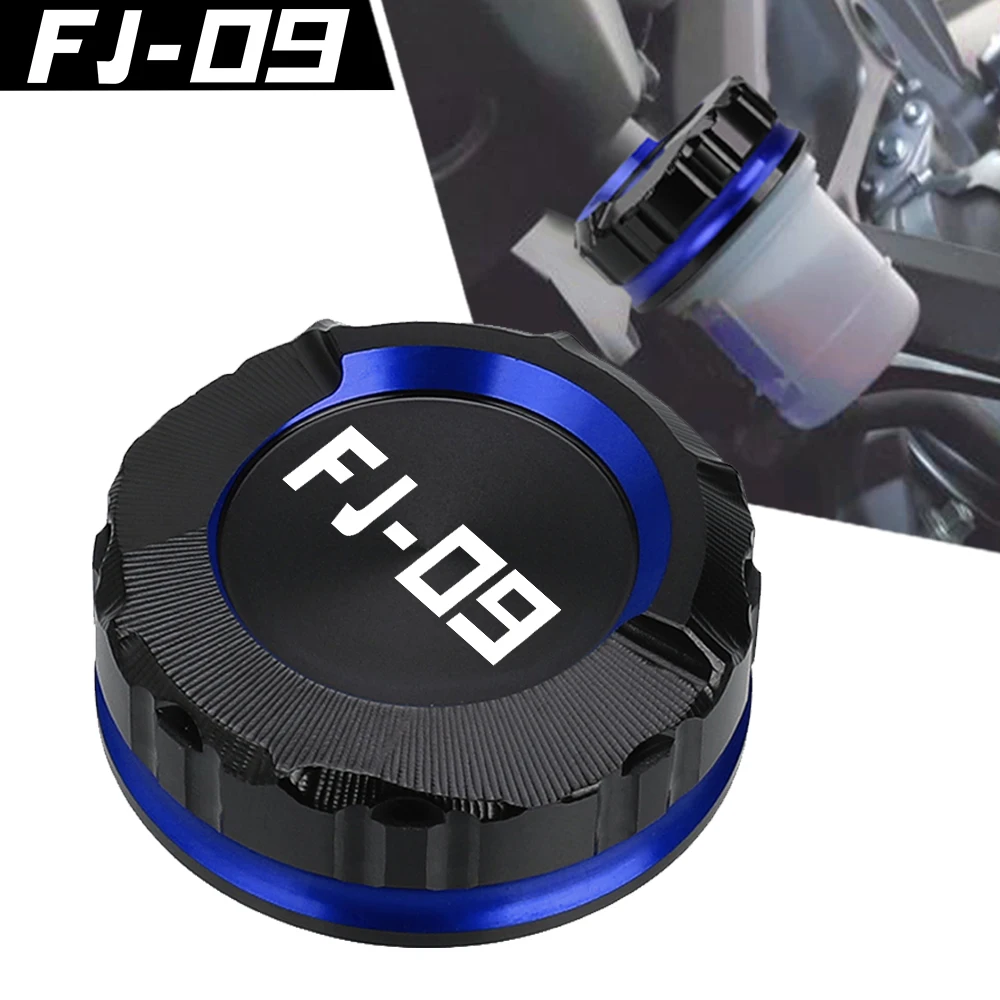 

Motorcycle For Yamaha FJ09 FJ-09 FJ 09 2014 2015 2016 2017 Rear Brake Fluid Cylinder Master Reservoir Cover Oil Cap Accessories